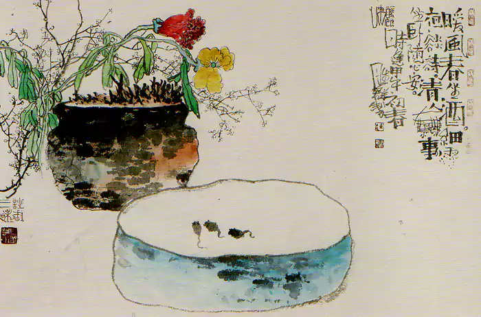 酒能乱性 佛家戒之 连胜胜画