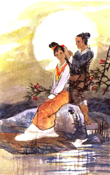 （12）一线天连环画故事-早期美术画欣赏