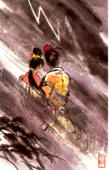 （20）一线天连环画故事-早期美术画欣赏