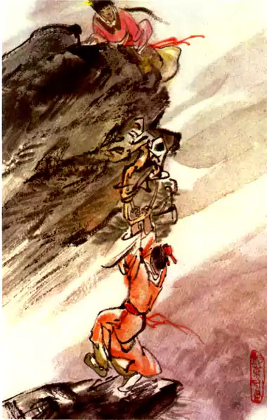 （22）一线天连环画故事-早期美术画欣赏
