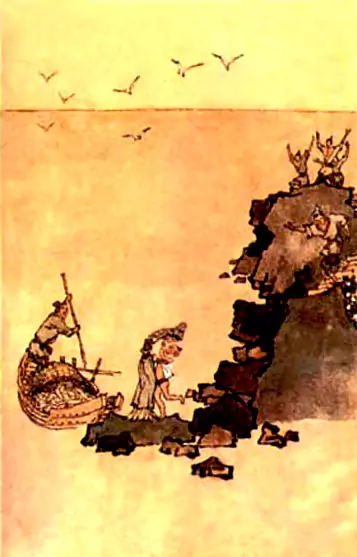 （26）六和填江-彩色连环画欣赏-根据民间故事改编