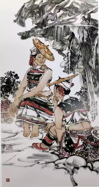 移情别恋-杨浩林西南少数民族人物像记 文/贾新碑