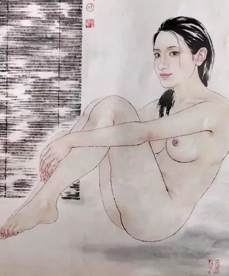  纯美如诗以情入画-读王远声的仕女作品有感 文/王占娥（二）
