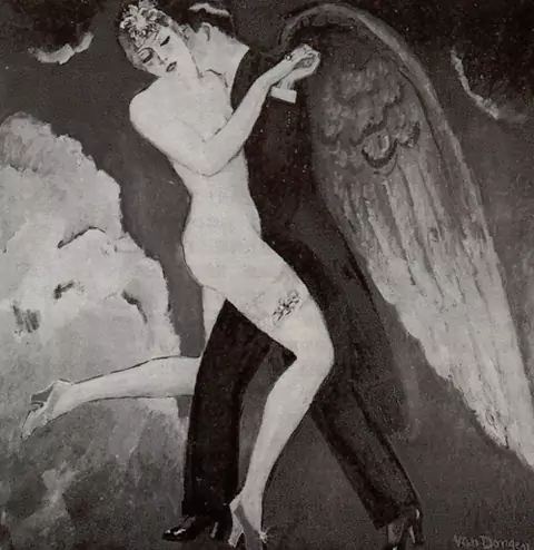 天使的探戈 梵唐金1930年布面油画尼斯博阿艺术博物馆