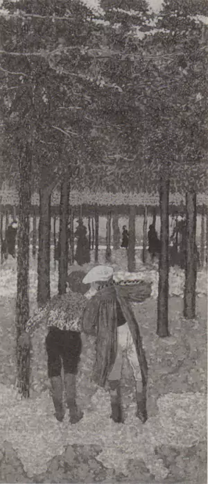 两个学童 爱德华·维亚尔法国 1894年 比利时布鲁塞 尔比利时皇家美术博物馆 两个学童 爱德华·维亚尔法国 1894年 比利时布鲁塞 尔比利时皇家美术博物馆