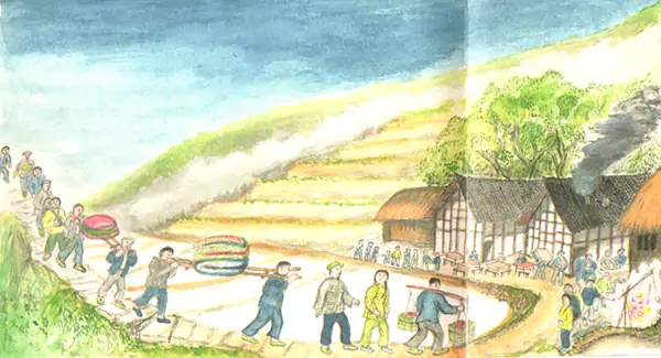 我和秀英结婚了-1972年冬月十三 李秀英的堂哥做媒-往事入画