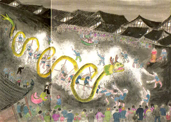 闹元宵 1953年正月十五的晚上-往事入画 闹元宵 1953年正月十五的晚上-往事入画