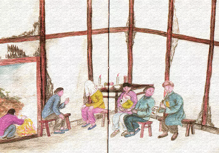 骗人的观花娘  从前,很多农村人都迷信-往事入画