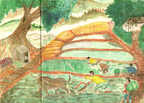 春耕时节  俗话说 春来不下种 苗从何处生-往事入画