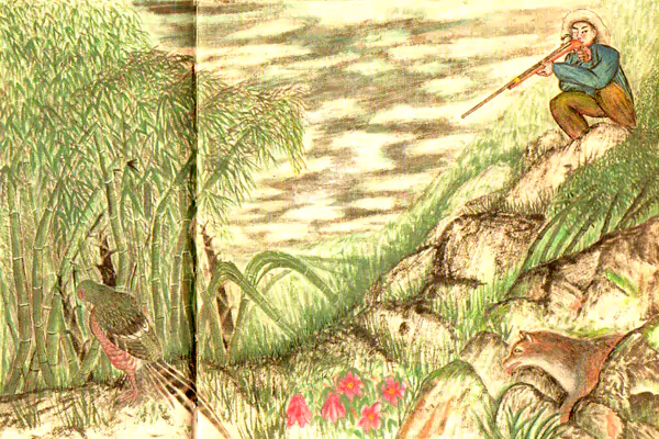 火药枪打野鸡 八十年代以前 很多农村家庭都有火药枪-往事入画 火药枪打野鸡 八十年代以前 很多农村家庭都有火药枪-往事入画