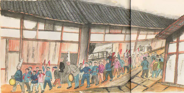 打倒牛鬼蛇神  “文革”初期 红卫兵把一些黑五类找出来-往事入画