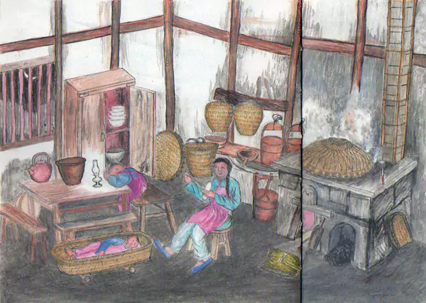 起早贪黑的农家妇女 从前农村妇女起早贪黑-往事入画 起早贪黑的农家妇女 从前农村妇女起早贪黑-往事入画