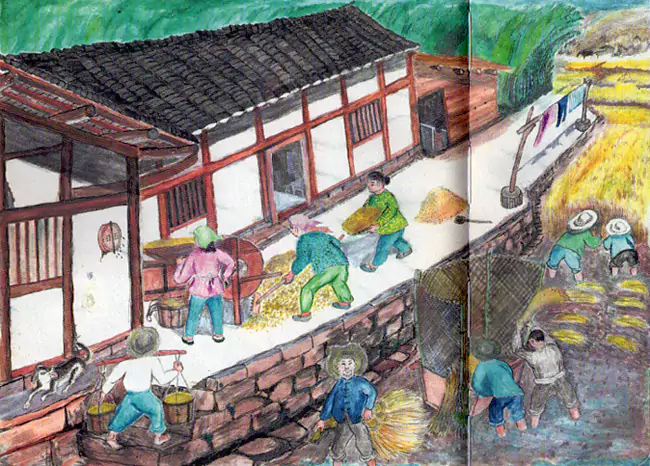 秋夹伏热得哭 重庆农村地区有“秋后十天满田黄”-往事入画 秋夹伏热得哭 重庆农村地区有“秋后十天满田黄”-往事入画
