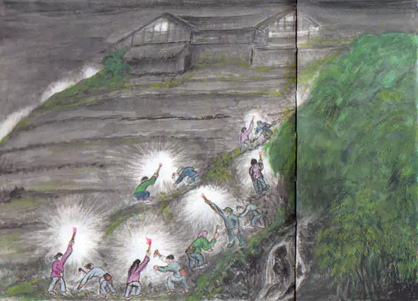 加夜班点胡豆 荒年一个秋天的晚上-往事入画 加夜班点胡豆 荒年一个秋天的晚上-往事入画