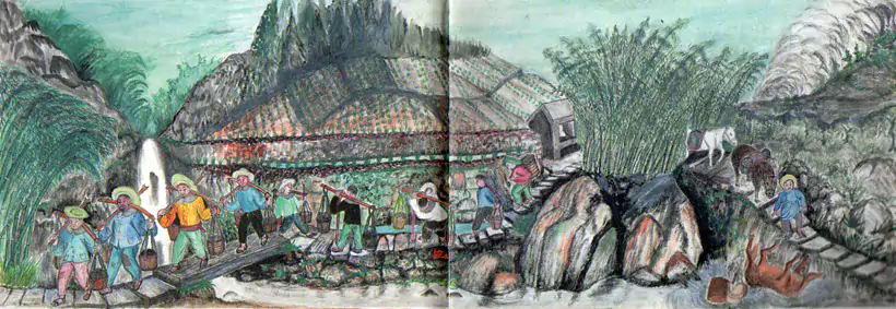 人扛马驮搞运输 五十年代初期 山区的公路修得极少-往事入画 人扛马驮搞运输 五十年代初期 山区的公路修得极少-往事入画