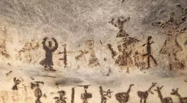 5亿年前的史前壁画 在西班牙北部几个荒无人烟的山洞里