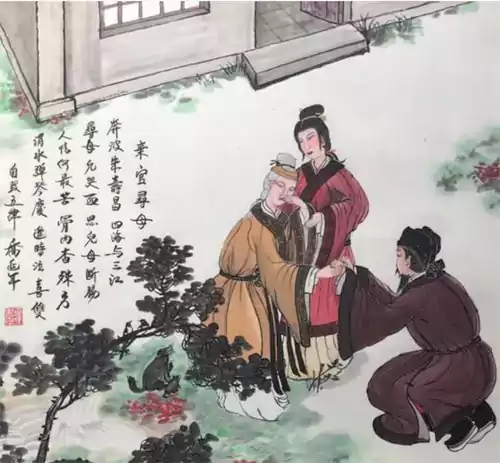 辞官寻母-宋朝时有一个名叫朱寿昌的人 也是个很有名的孝子