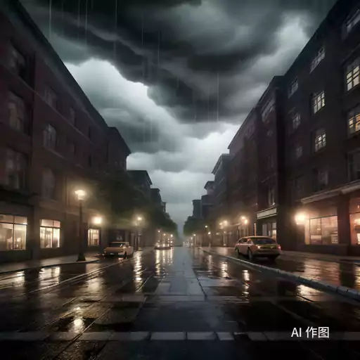 城市里的暴风骤雨-天闷热得不行 老槐树的树荫下围坐着摇着蒲扇的老人们