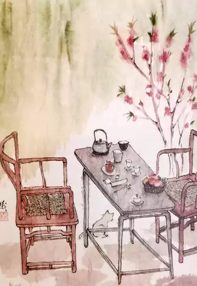 供养自己的插花之道-有一年冬天在上海 我去参加一个演讲活动