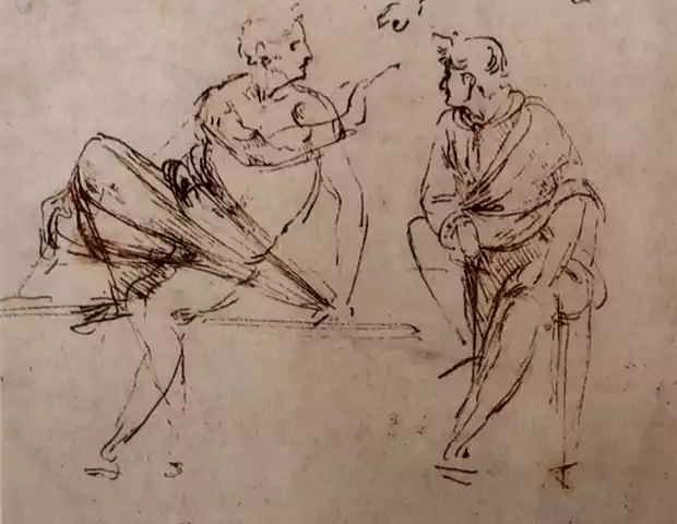 一个优秀的画家应当描画两件主要的东西 即人和他的思想意图-达·芬奇笔记