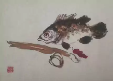 闲了无事看鱼与蔬菜的奇妙邂逅 在一幅充满奇幻色彩的画里