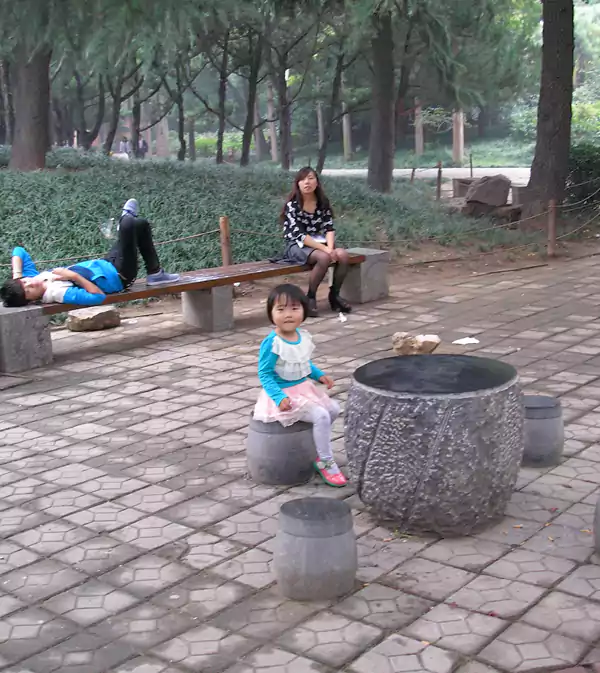 十年前在洛阳西苑公园人工湖的游船上-影像回忆