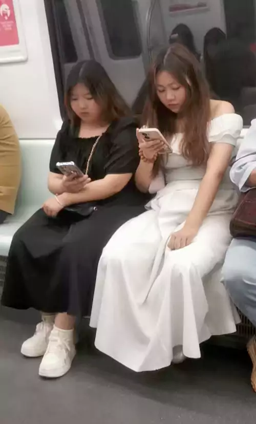 赞郑州地铁双姝二首 七律 商都地铁偶逢仙 玉立婷婷并座肩