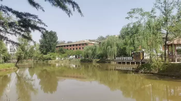 七律 洛阳欢乐谷寄怀 故地重游意惘然 华年数载逝如烟