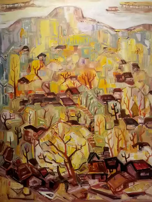 魅力海边山 防城港市艺术作品展作品《海边山》