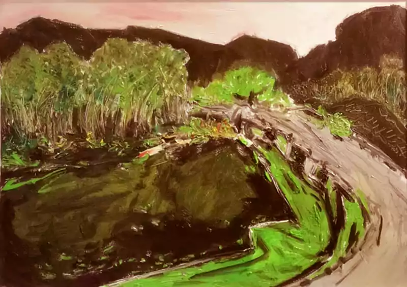 魅力海边山 防城港市艺术作品展作品《家园》