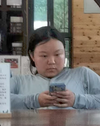 咏图书馆读书女-灰衫裹体避炎光 静倚书窗影自长