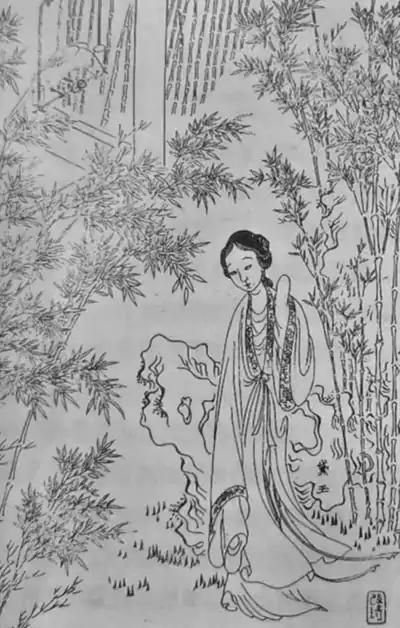 为什么明清仕女画中的仕女都长着“掉梢眉”呢?