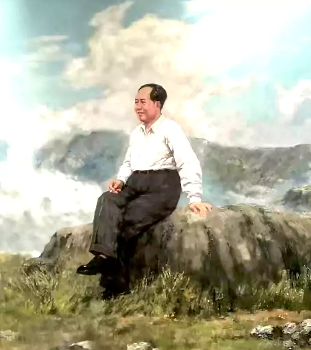 红霞万朵 作者:侯震(特邀作品) 丹青铸史 和平颂歌 纪念中国人民抗日战争暨世界反法西斯战争胜利80周年书画作品展