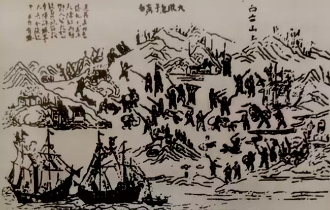 大败鬼子真图 中国历史上描绘中国军队或民众击败日本侵略者