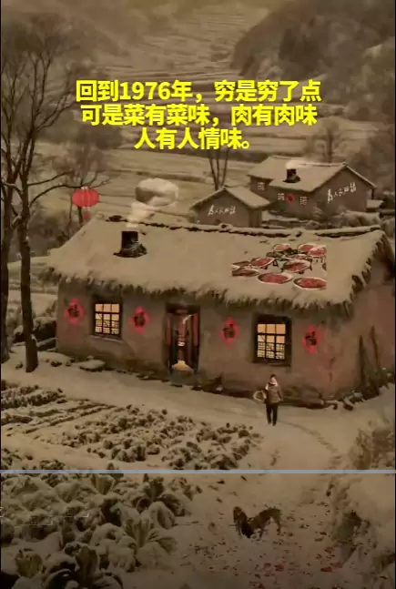 回到1976年 穷是穷了点可是菜有菜味 肉有肉味 人有人情味