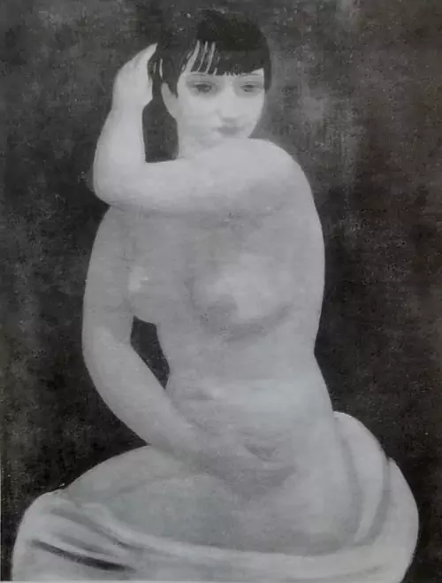 法国莫伊兹・基斯林的基基的半身像1927欣赏