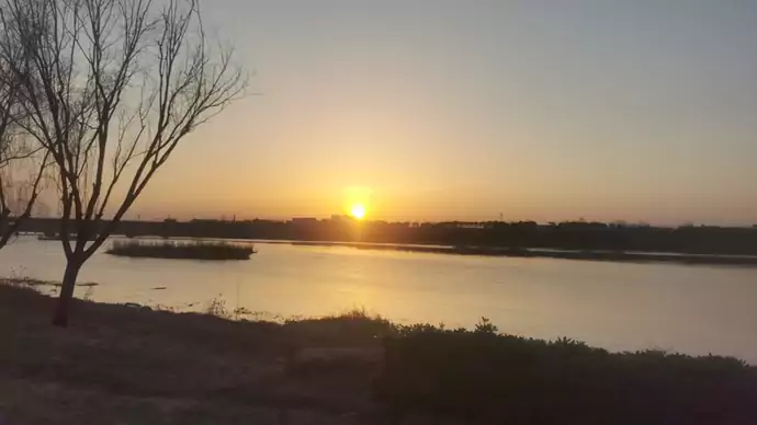 洛河晨曲：从黎明到日出