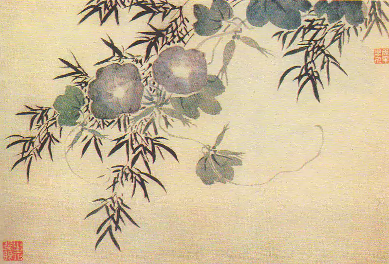 柔蔓绕修竹 清墨寄幽情 —— 赏汪士慎《竹牵牛图》