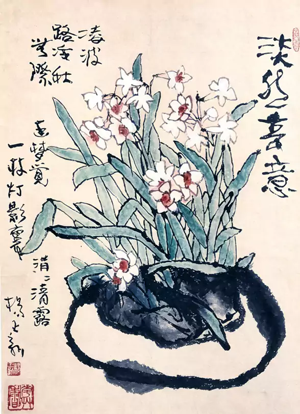  清芬自守 一纸水仙：古往今来 水仙向来是文人案头的雅物